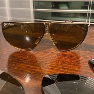 Boris Becker by Polaroid Stylish Gold Sunglasses